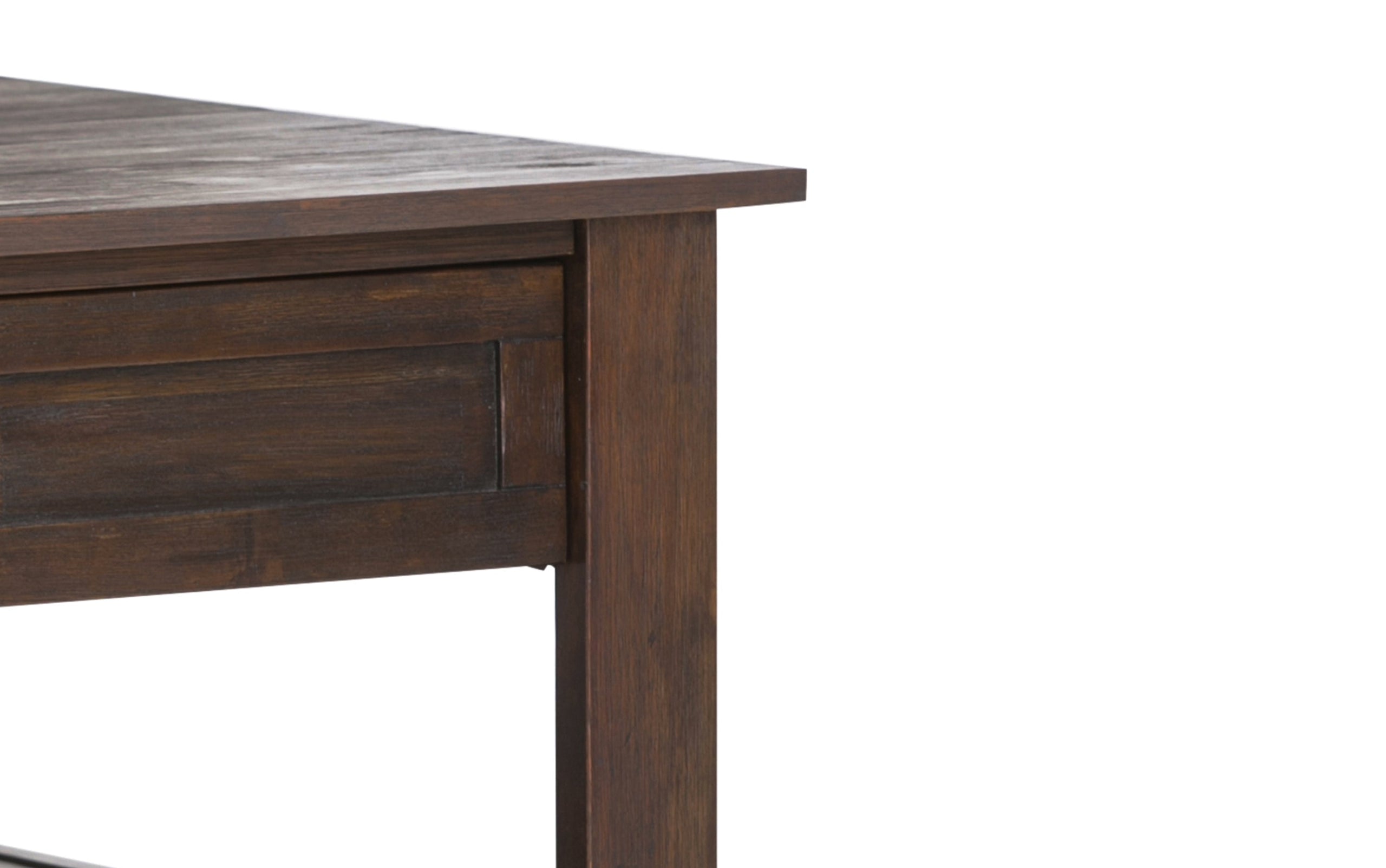 Distressed Charcoal Brown | Monroe Square Coffee Table