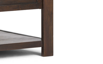 Distressed Charcoal Brown | Monroe Square Coffee Table