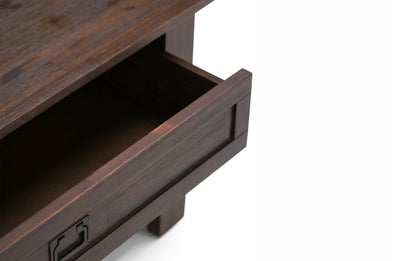 Distressed Charcoal Brown | Monroe Square Coffee Table