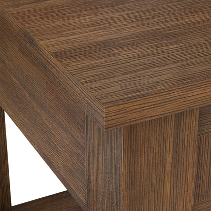 Rustic Natural Aged Brown | Monroe End Table in Acacia