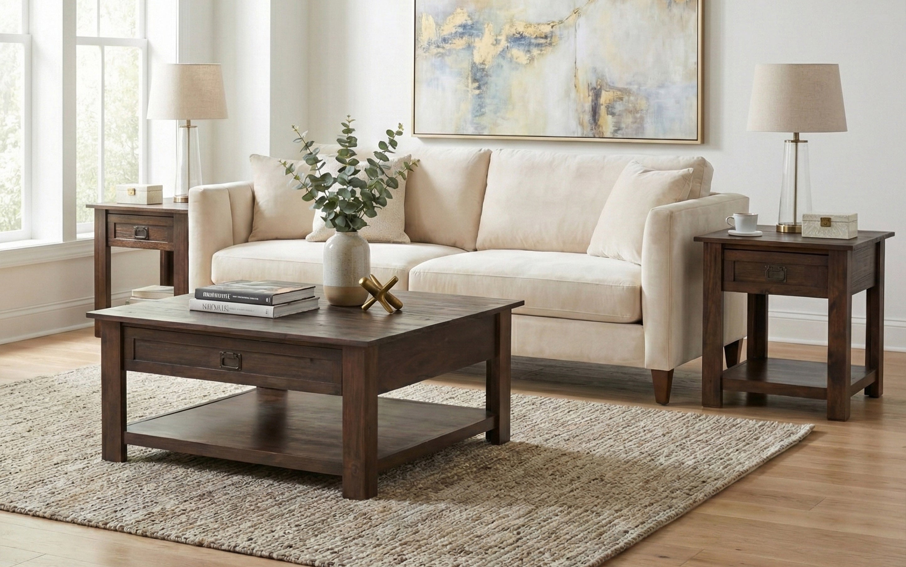 Solid Acacia End Table | Monroe End Table – Simpli Home