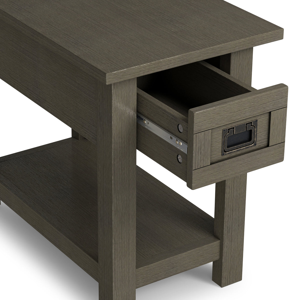 Farmhouse Grey | Monroe Narrow Side Table in Acacia