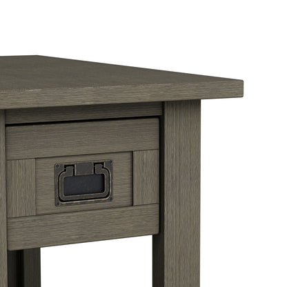 Farmhouse Grey | Monroe Narrow Side Table in Acacia
