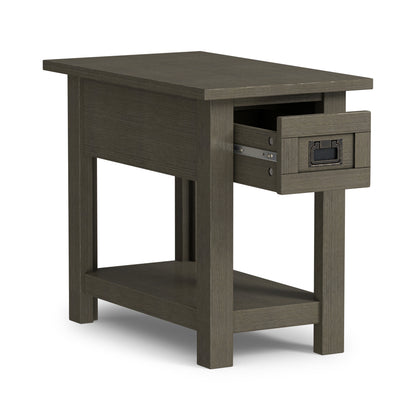 Farmhouse Grey | Monroe Narrow Side Table in Acacia