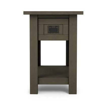 Farmhouse Grey | Monroe Narrow Side Table in Acacia