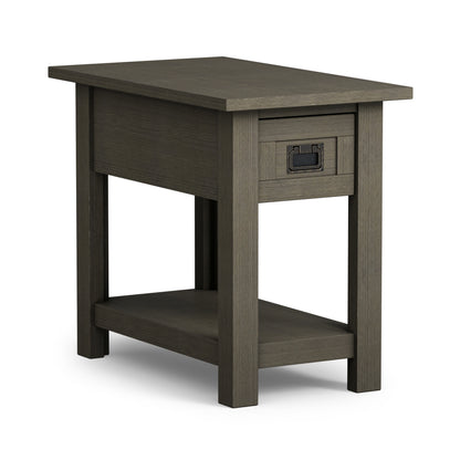 Farmhouse Grey | Monroe Narrow Side Table in Acacia