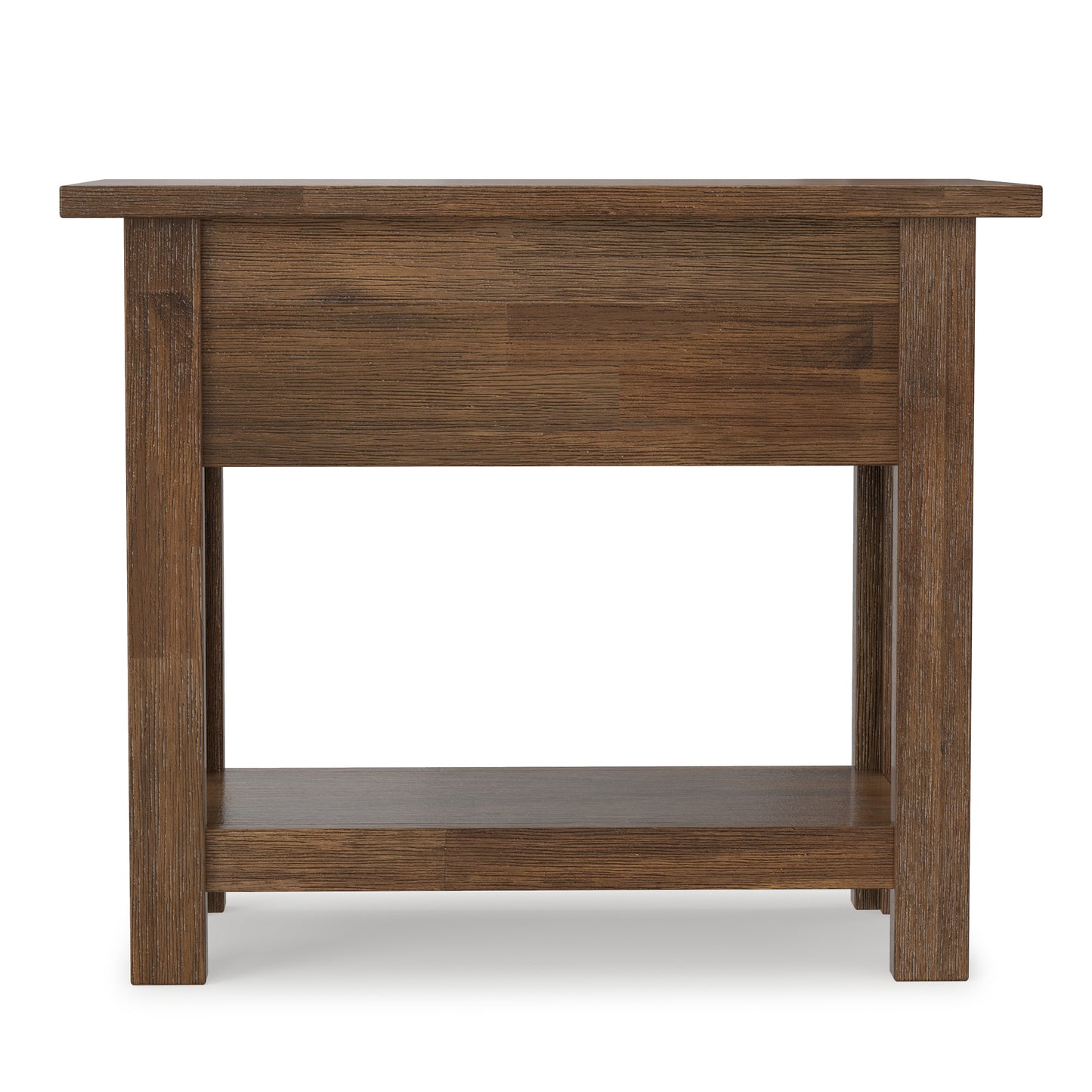 Rustic Natural Aged Brown | Monroe Narrow Side Table