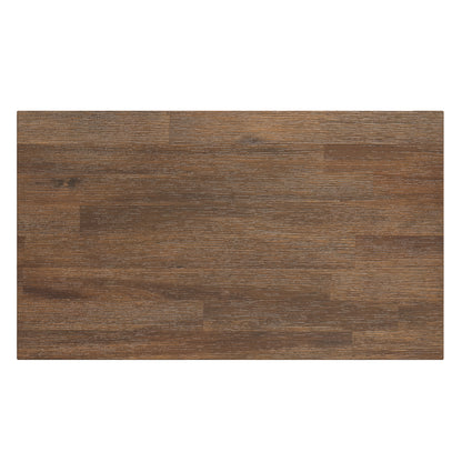 Rustic Natural Aged Brown | Monroe Narrow Side Table