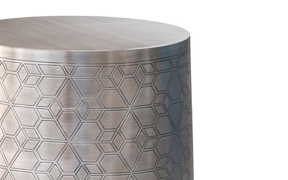 Johnsen 15 inch Geometric Pattern Accent Table