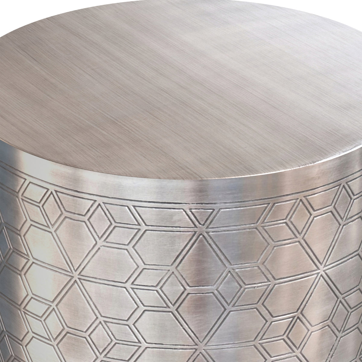 Johnsen 15 inch Geometric Pattern Accent Table