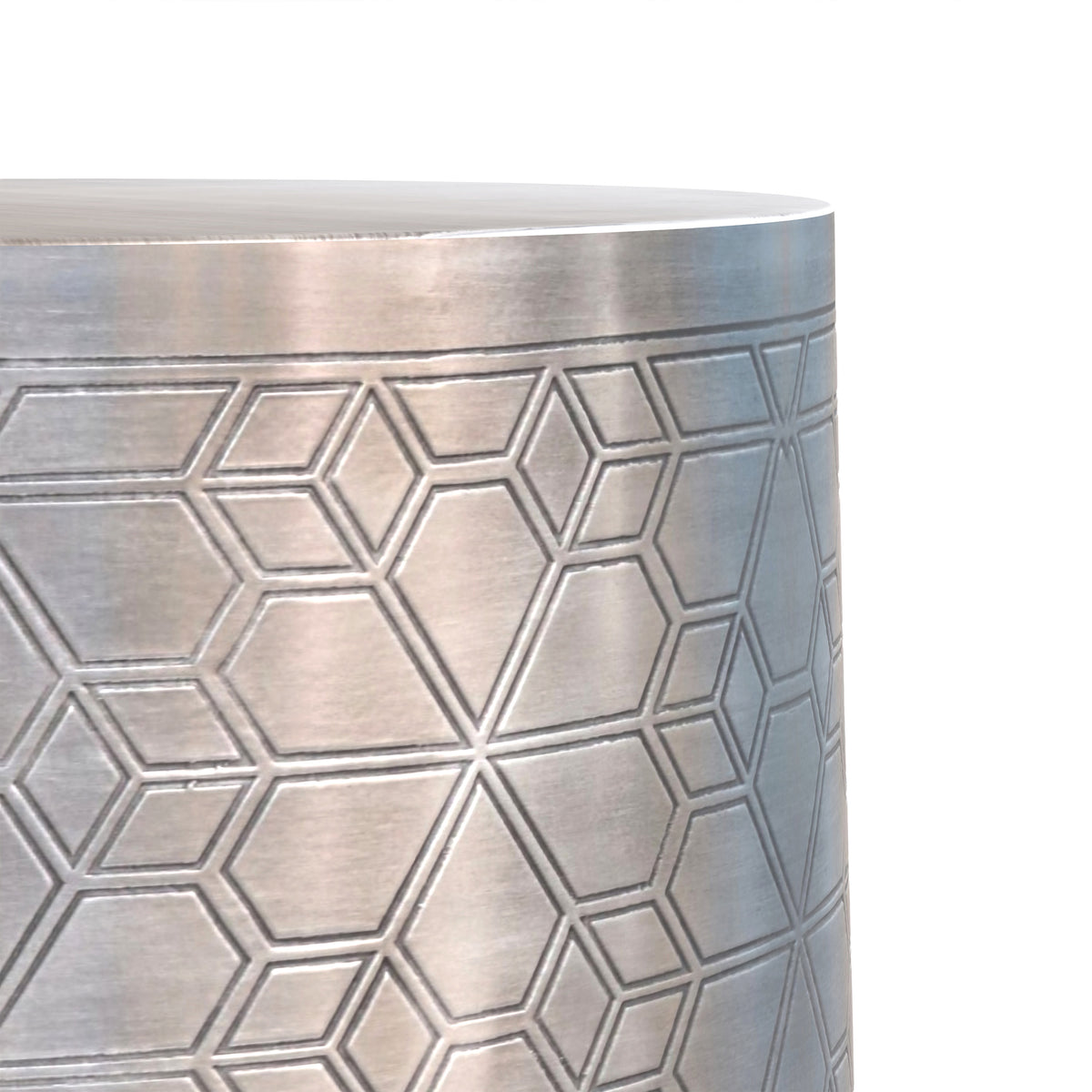 Johnsen 15 inch Geometric Pattern Accent Table