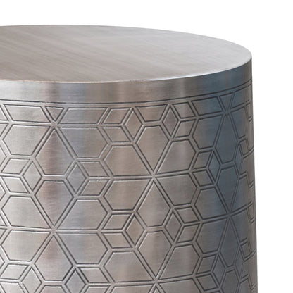 Johnsen 15 inch Geometric Pattern Accent Table