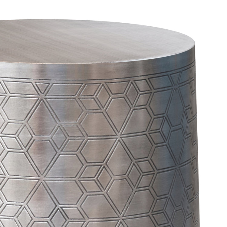 Johnsen 15 inch Geometric Pattern Accent Table