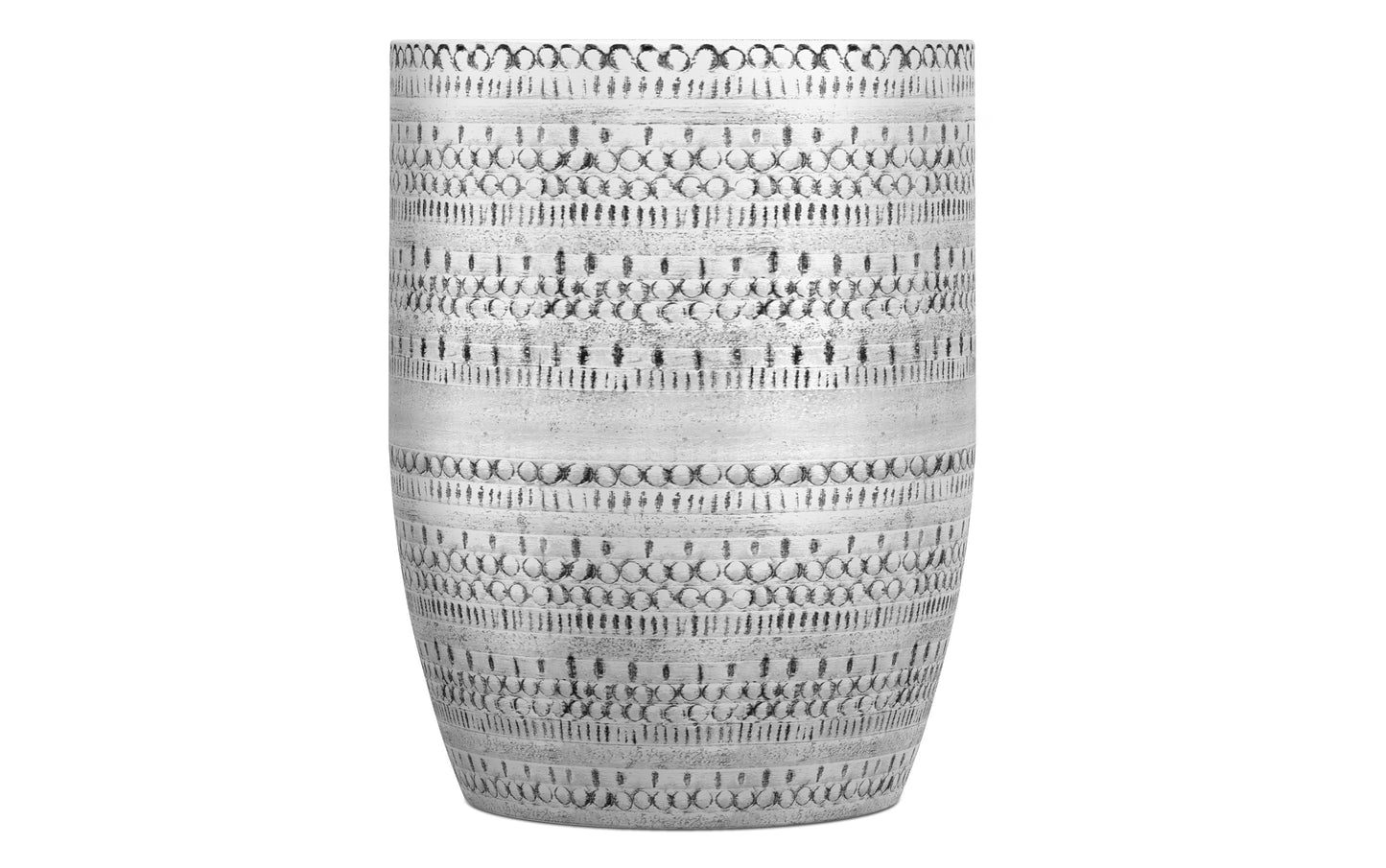 Antique Silver | Johnsen Large Metal Accent Table