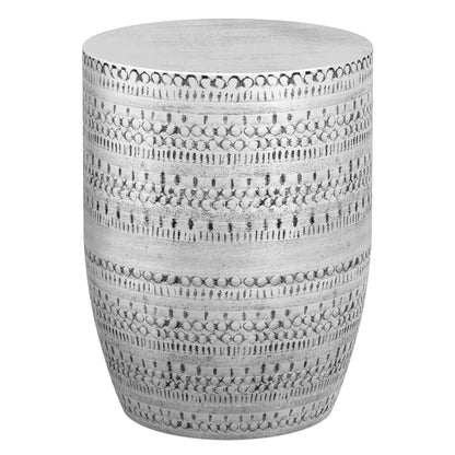 Antique Silver | Johnsen Large Metal Accent Table
