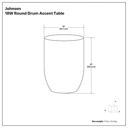 Antique Gold Cross Hatch | Johnsen 18 inch Cross Hatch Pattern Accent Table