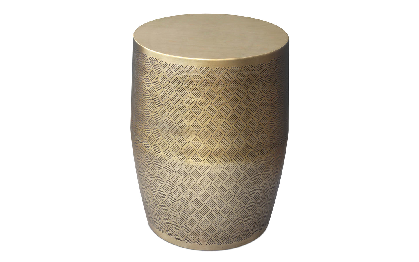 Johnsen 18 inch Cross Hatch Pattern Accent Table
