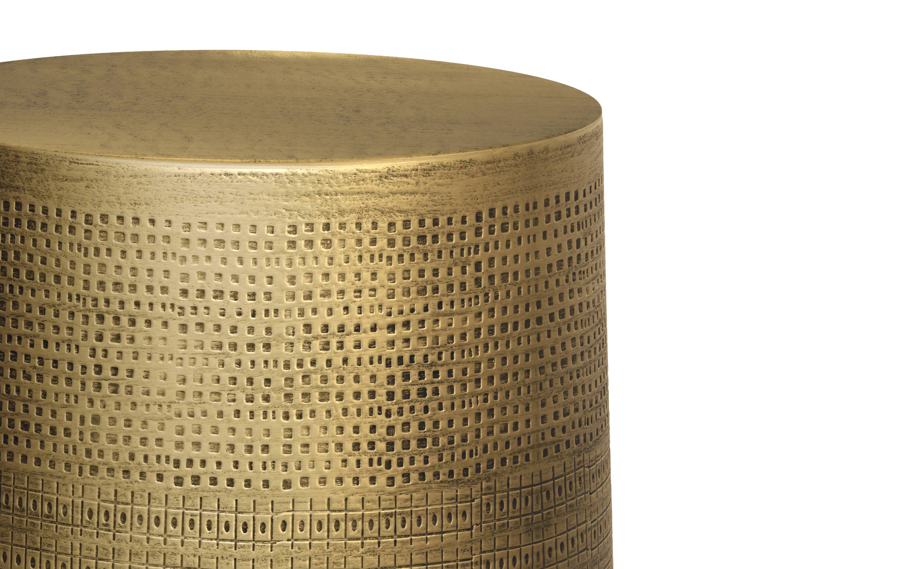 Johnsen 15 inch Morse Pattern Accent Table - Thumbnail 5