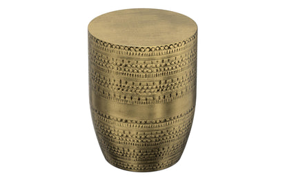 Antique Gold | Johnsen Large Metal Accent Table