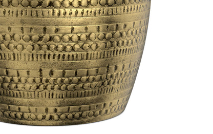 Antique Gold | Johnsen Large Metal Accent Table