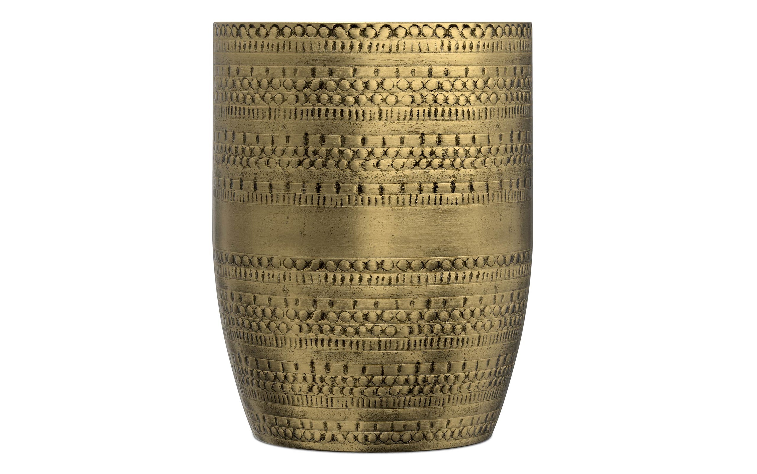 Antique Gold | Johnsen Large Metal Accent Table