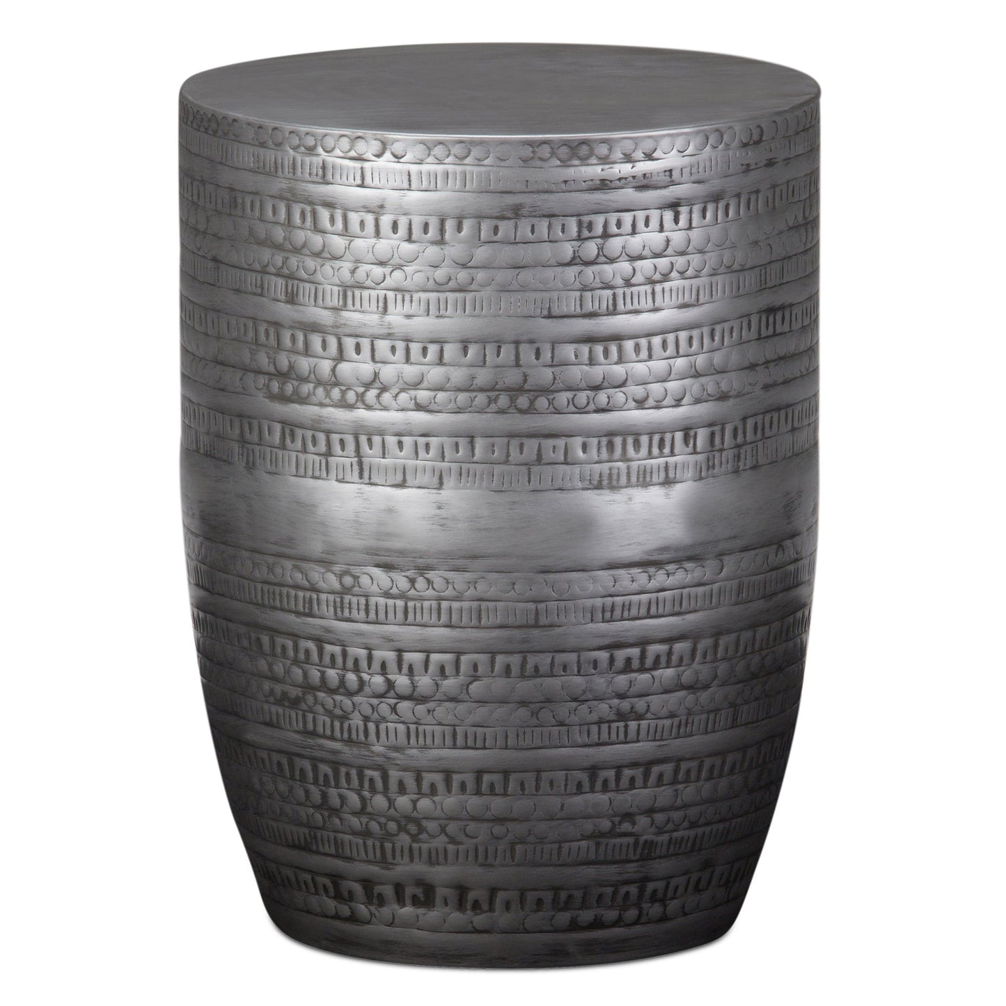 Antique Silver | Johnsen Large Metal Accent Table