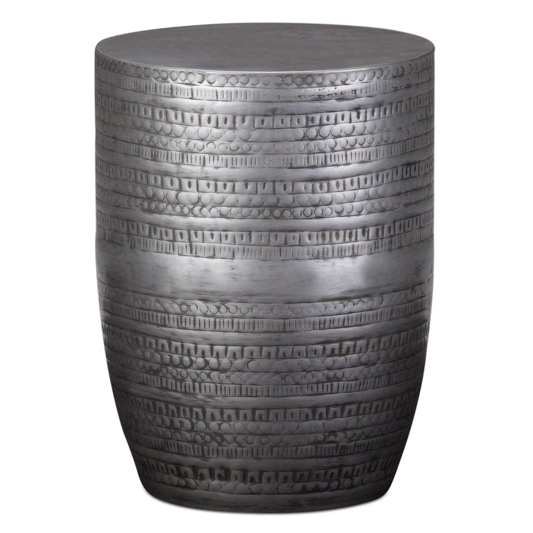 Antique Silver | Johnsen Large Metal Accent Table