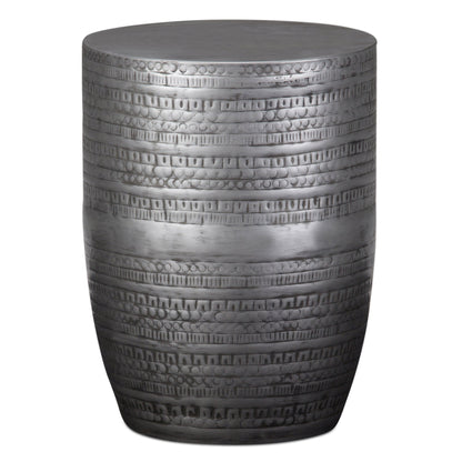 Antique Silver | Johnsen Large Metal Accent Table