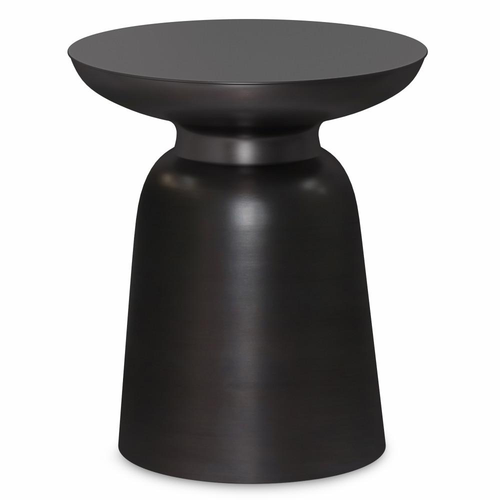 Antique Copper 17 Inch | Toby Metal Accent Table
