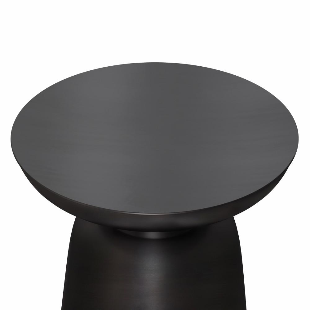 Antique Copper 17 Inch | Toby Metal Accent Table