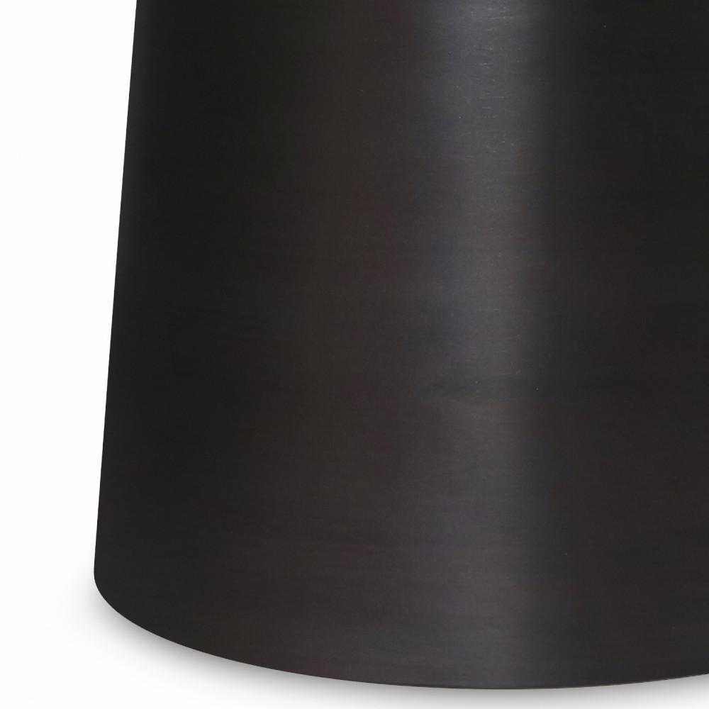 Antique Copper 17 Inch | Toby Metal Accent Table