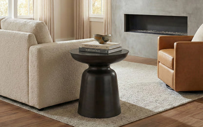 Silver 17 inch | Toby Metal Accent Table