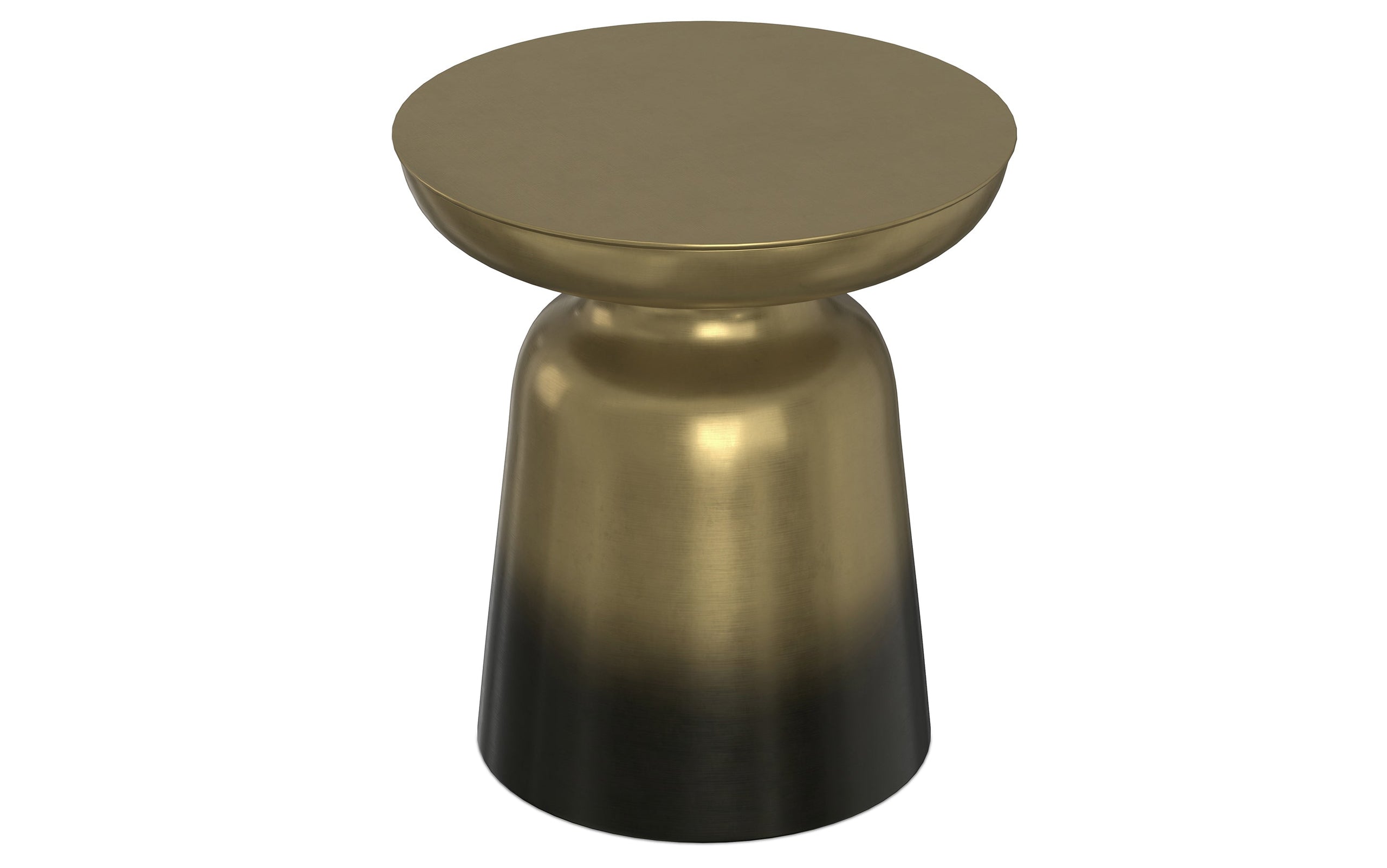 Black Gold Ombre | Toby Metal Accent Table