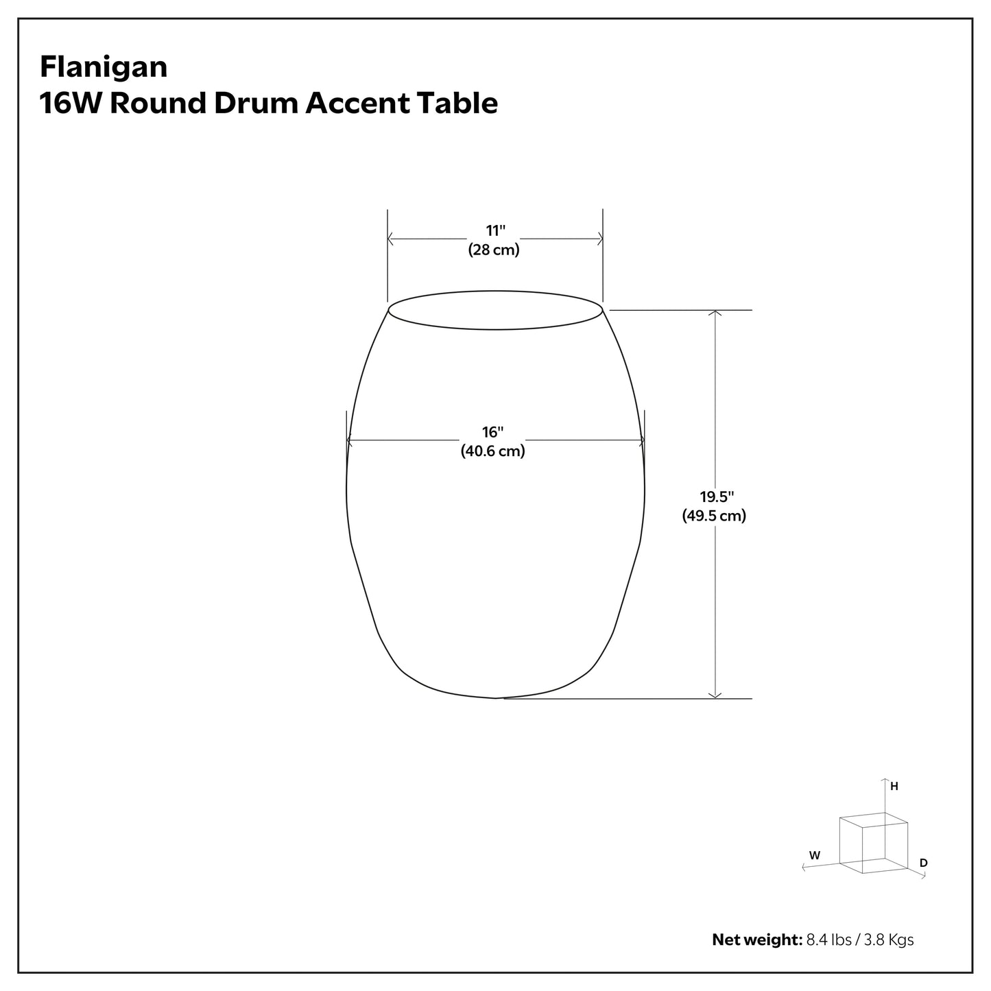 Antique Silver | Flanigan Metal Accent Table