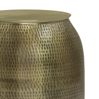 Antique Gold | Griffen Metal Storage Accent Table