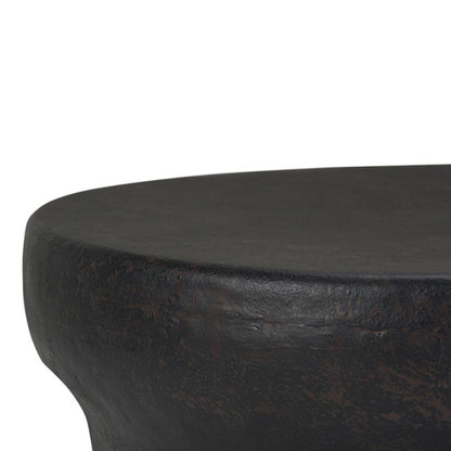 Garvy 33 inch Metal Coffee Table in Rustic Bronze