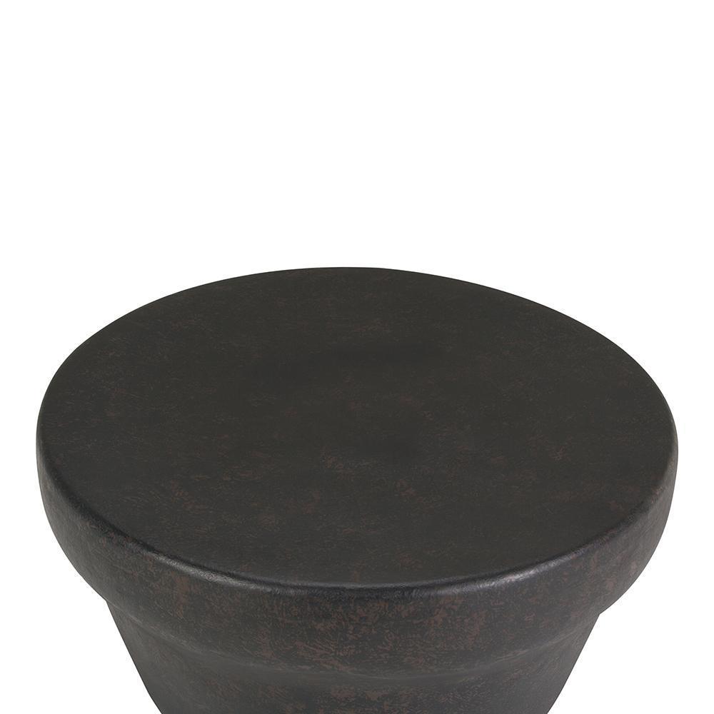 Garvy 33 inch Metal Coffee Table in Rustic Bronze