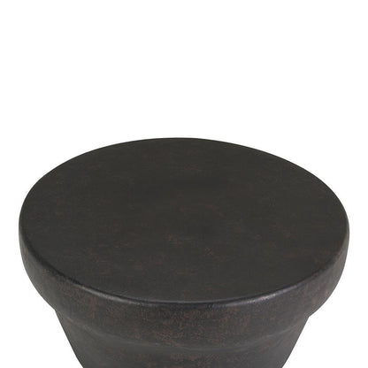 Garvy 33 inch Metal Coffee Table in Rustic Bronze