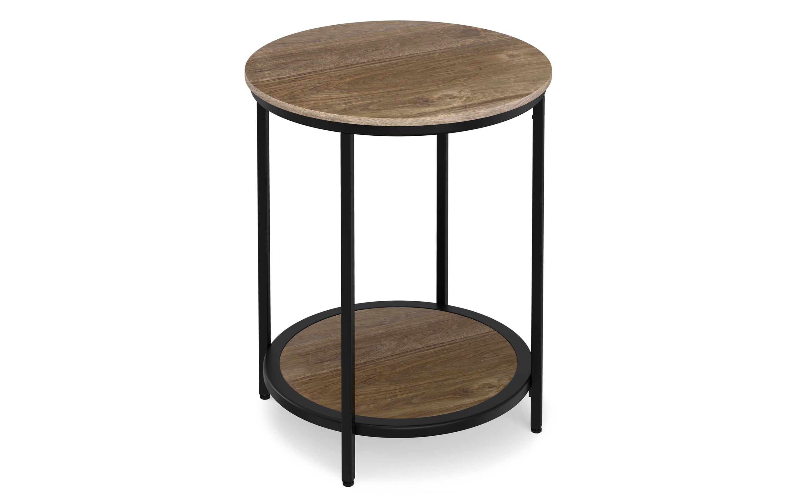 Warm Grey Black | Jenna Round Side Table