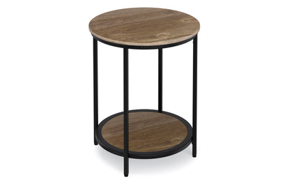 Warm Grey Black | Jenna Round Side Table
