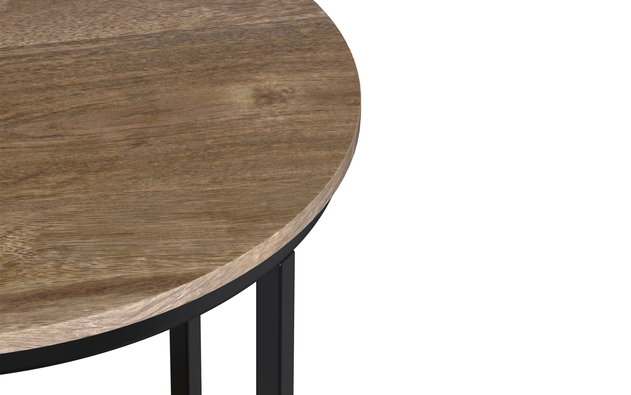 Warm Grey Black | Jenna Round Side Table