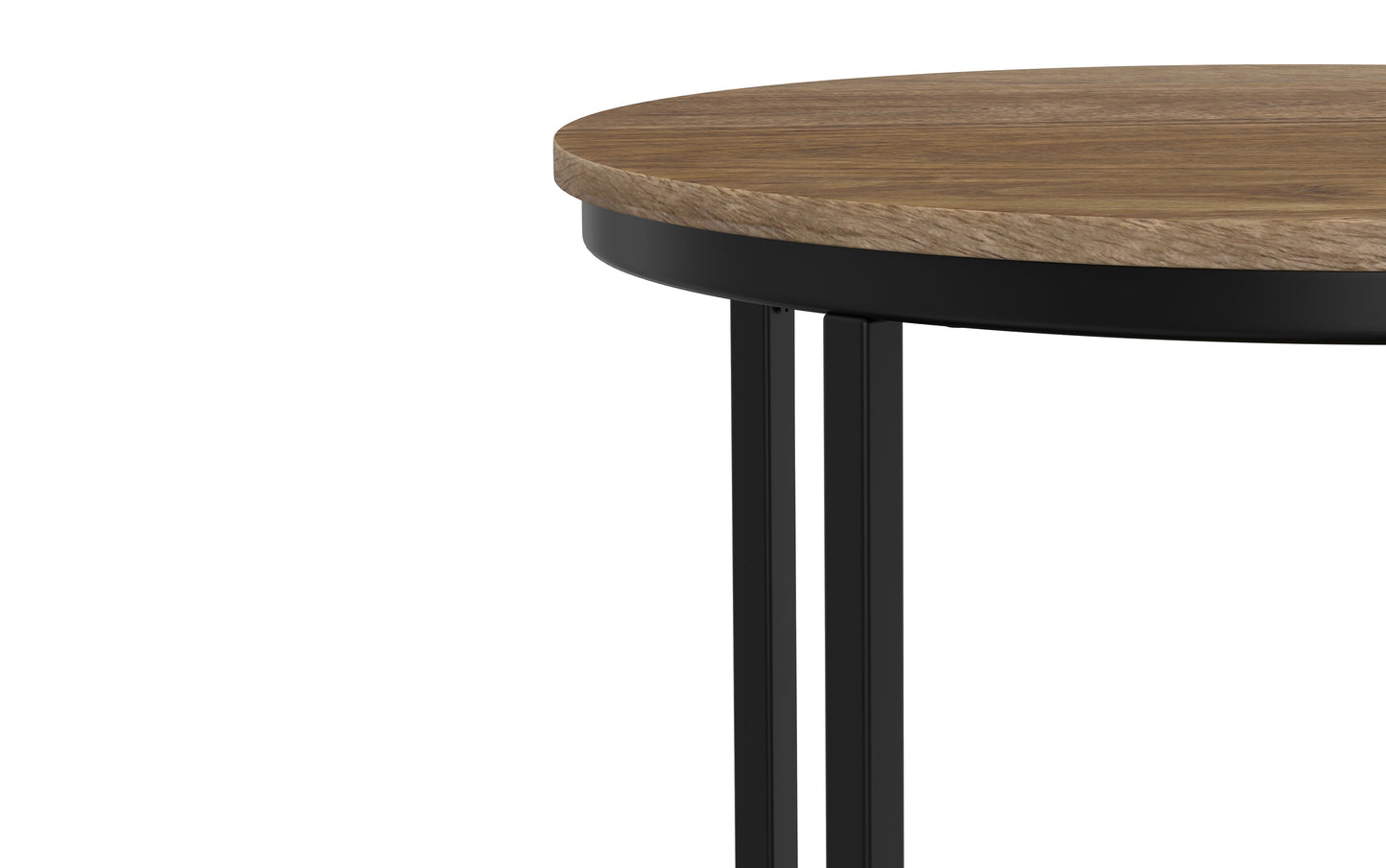 Warm Grey Black | Jenna Round Side Table