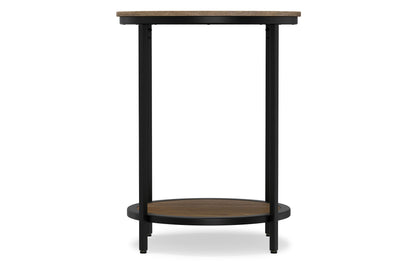 Warm Grey Black | Jenna Round Side Table