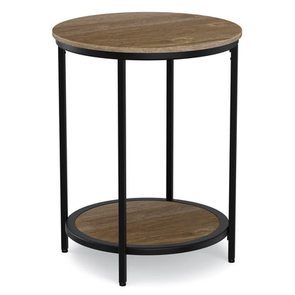 Warm Grey Black | Jenna Round Side Table