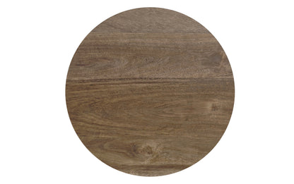 Warm Grey Black | Jenna Round Side Table