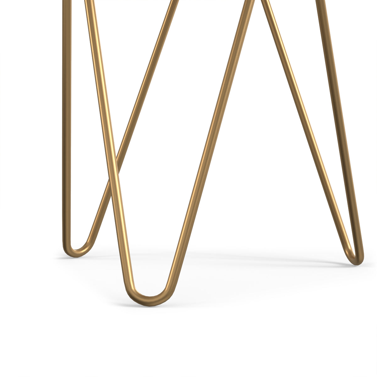 Natural and Gold | Patrice Metal Table