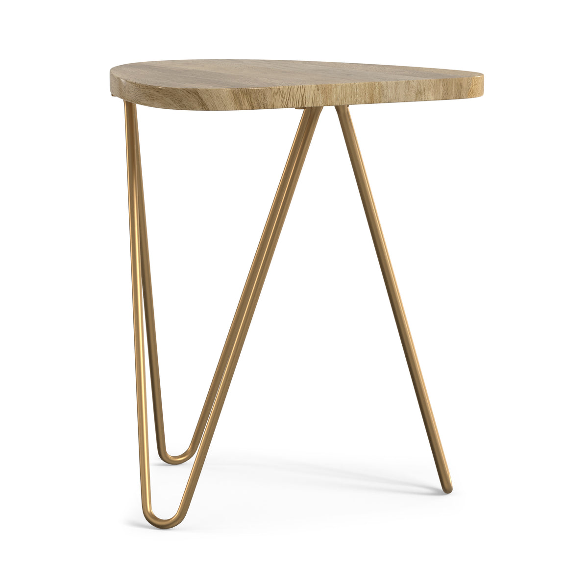 Natural and Gold | Patrice Metal Table