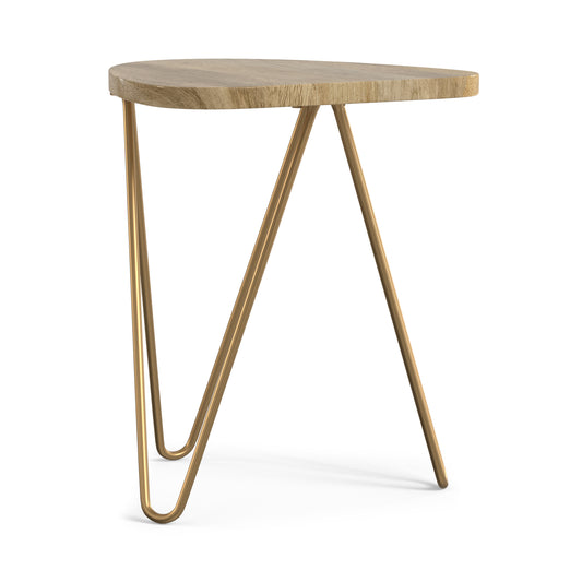 Natural and Gold | Patrice Metal Table