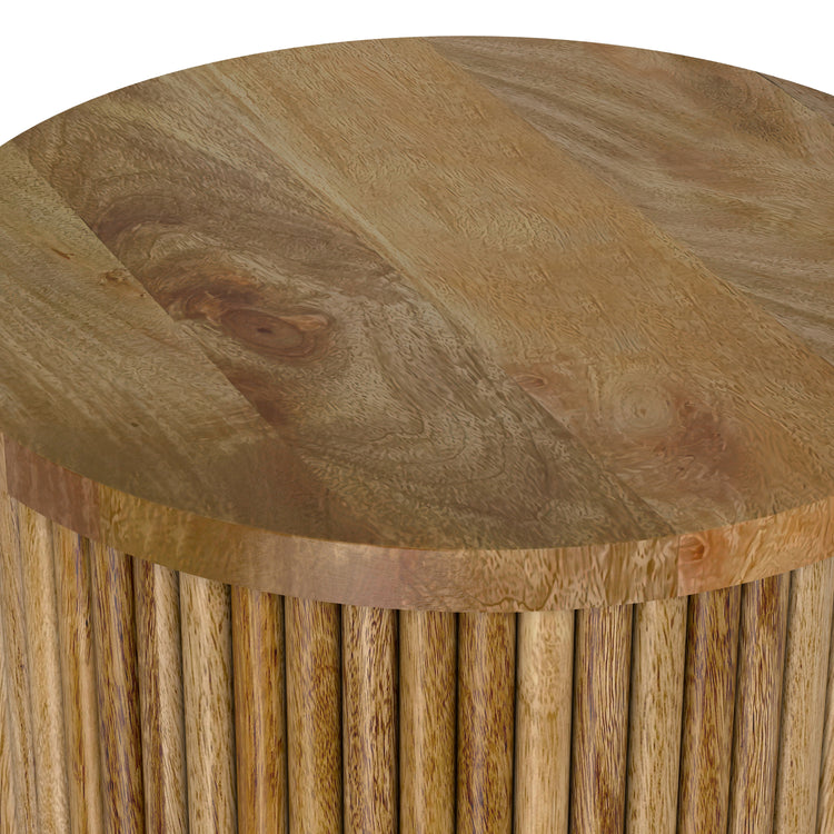 Natural | Demy 18 inch Accent Table