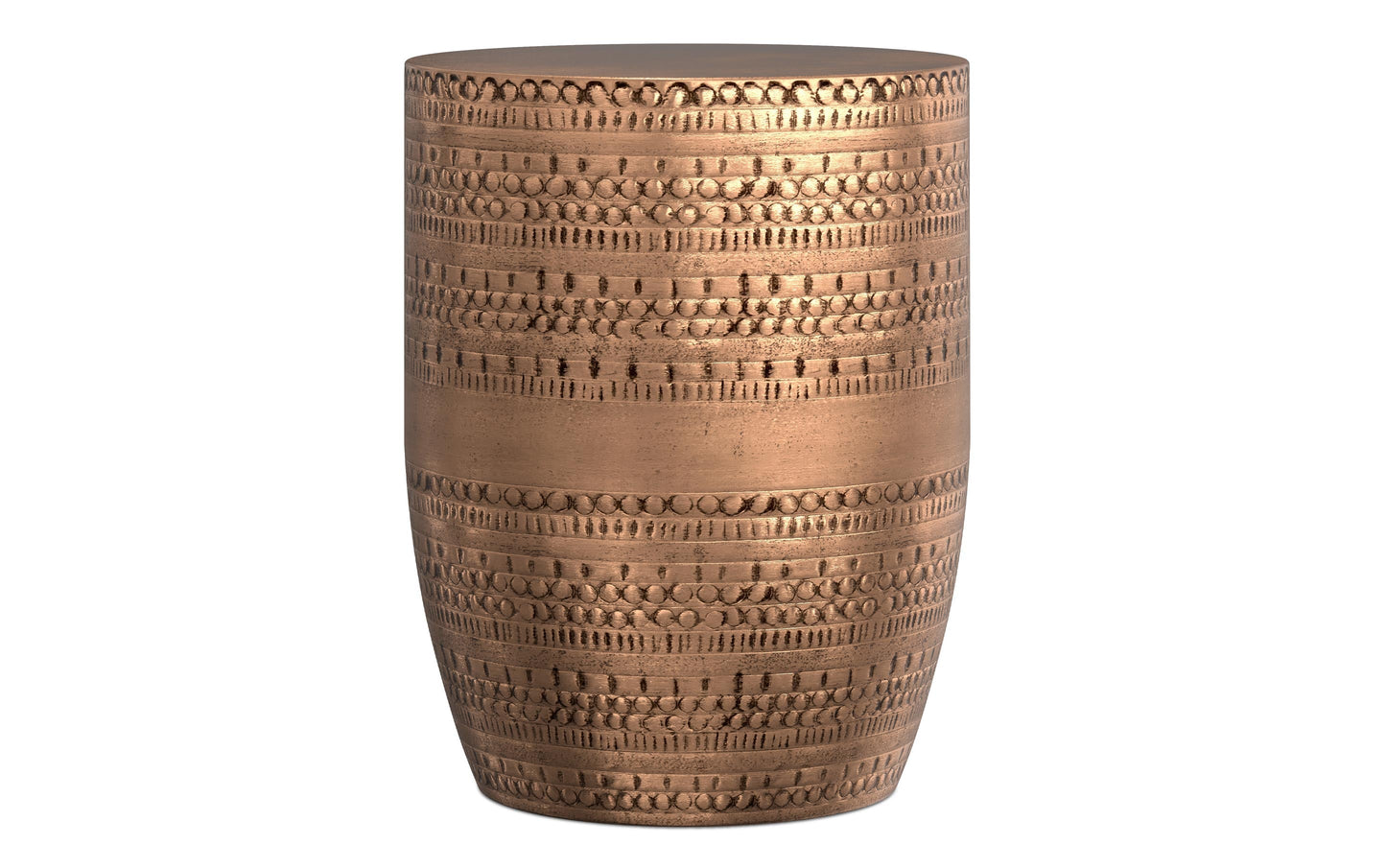 Antique Copper | Johnsen Large Metal Accent Table